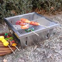 Cuisson extérieure de cuisine d'équipement de BARBECUE de gril portatif de charbon de bois d'OEM