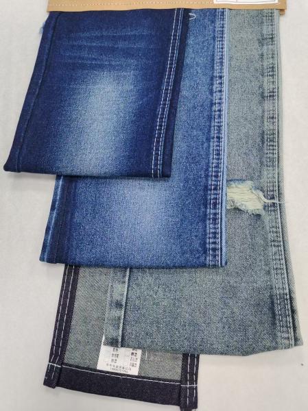 13oz Super-soft  DARK INDIGO Denim Fabric 75% cotton With 7*7 Construction JSD3346 non Elastic