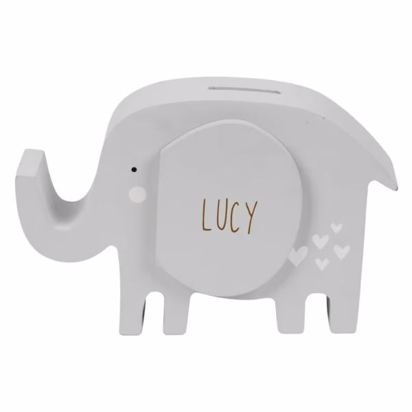 Boîte à argent personnalisée gravée Lion Banque d'épargne pour enfants Banque de poche Piggy Bank Boîte à argent pour animaux en bois Cadeau pour bébés