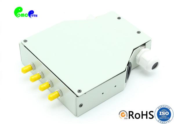 ST Rack Mount 4F Fiber Terminal Box Din Rail Optical Splice Closure