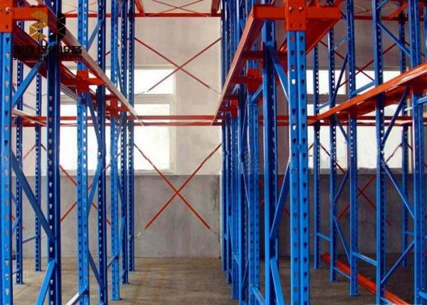 Warehouse High Density Pallet Racking System , Assemble Pallet Flow Racking Systems