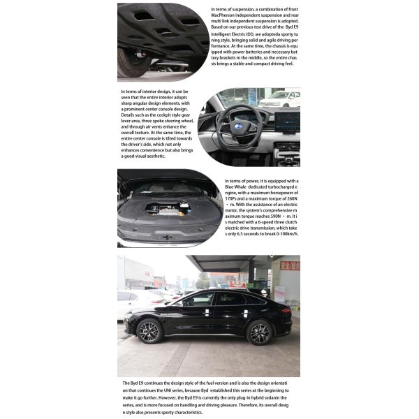 BYD E9 Electric EV Cars High Speed Midsize New Energy Vehicles