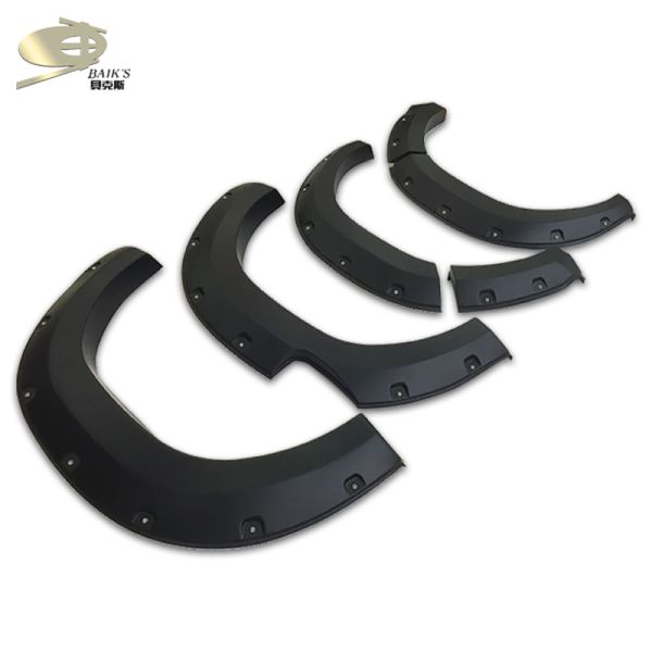 6pcs Wheel Arch Car Fender Flares For Hilux Revo 2015-2019