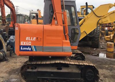 peso velho 6000KG da esteira rolante EX60-1 das máquinas escavadoras de Hitachi da capacidade 0.3M3