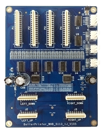 Гигабитная сеть Inkjet 4720 с одной головкой для струйной печати Комплект платы для планшетного принтера