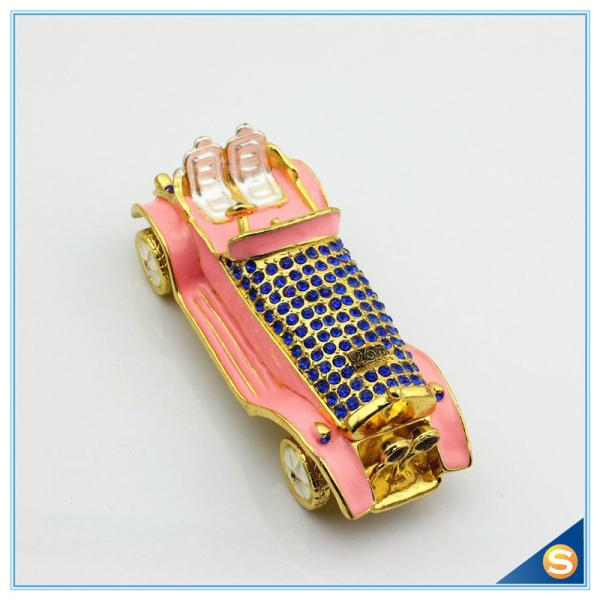 Three Color Fashion Metal Vintage Car Trinket Box For Gift SCJ185-1