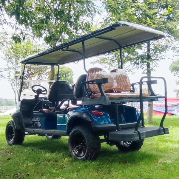 6 movimentação da roda do carrinho de golfe 480kgs Max Speed 50km/H 4 de Seater Mini Off Road Club Car