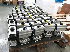 90 Degree Rotary Pneumatic Butterfly Valve Actuator