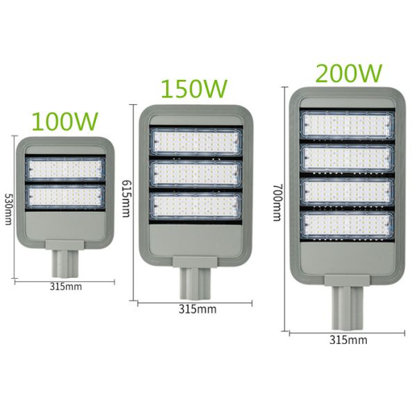 O alumínio IP65 Waterproof microplaquetas das luzes de rua OSRAM do diodo emissor de luz 5 anos de garantia