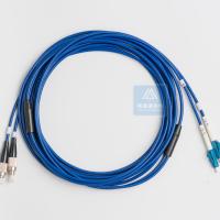 Lc à Fc Duplex Blindé Lc Fc Cordon de patch en fibres 10m 3,3mm Jacket en PVC bleu FTTH