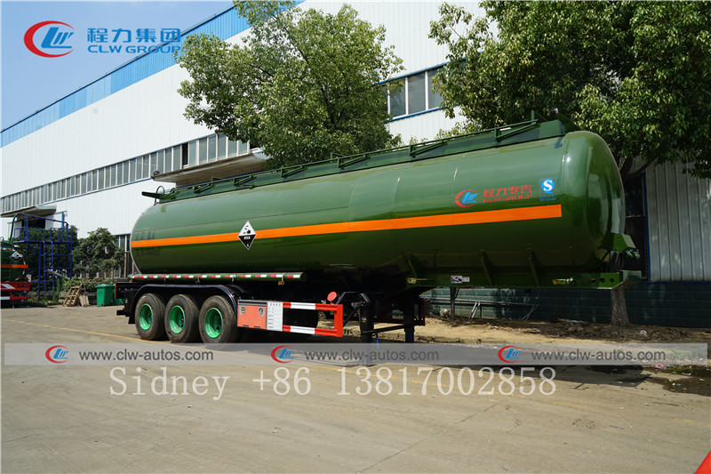 36cbm Q345 слабый стальной жидкостного амиака топливозаправщика трейлер Semi