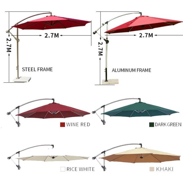 UM-005 parasol pliant pour patio extérieur pour Beach Garden Hotel