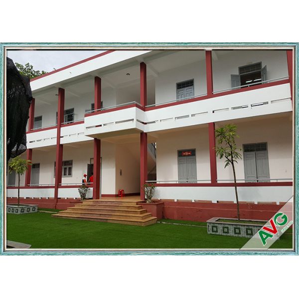 Particularly Safe Durable Artificial Grass Outdoor Carpet For Children 9600 Dtex