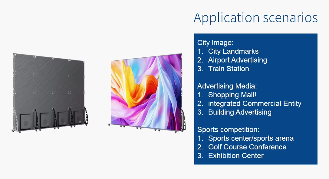 Poster Led Screen Series Commercial Advertising Led Product 45mm Thick Super Slim 640*1920mm