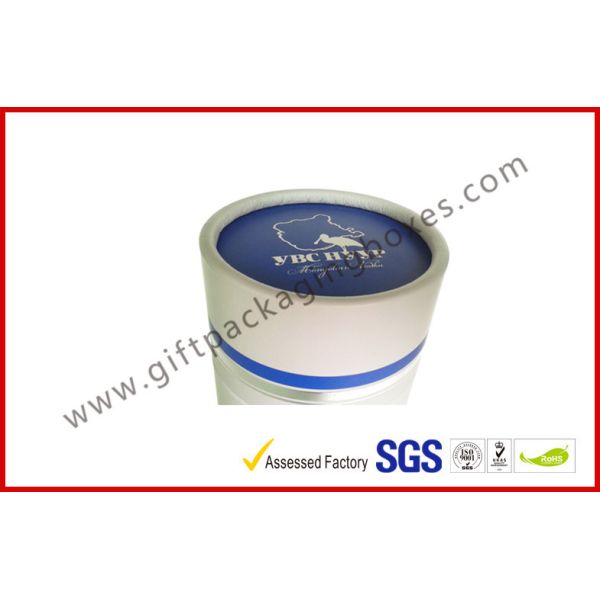 Offset Printed Cylindrical Wine Packaging Boxes , Embossed Custom Paper Board Packaging Boxes