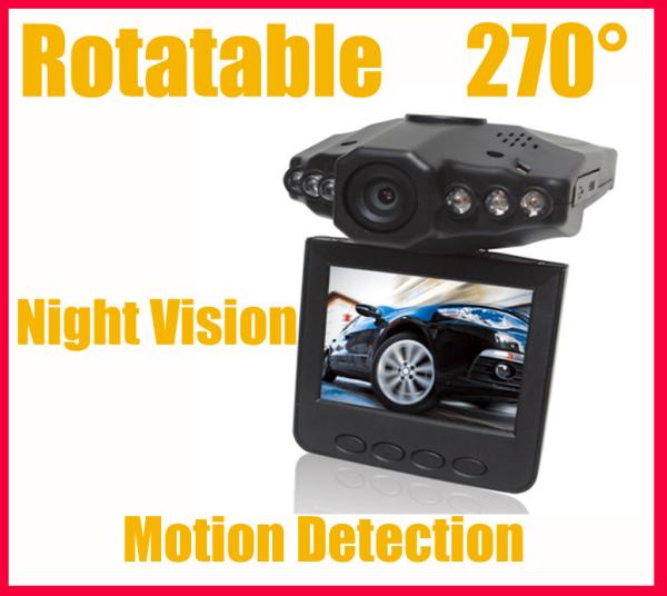 HD 720P 2.5 LCD Car DVR Camera Driving Video Recorder Accident W/ 6pcs IR Night Vision