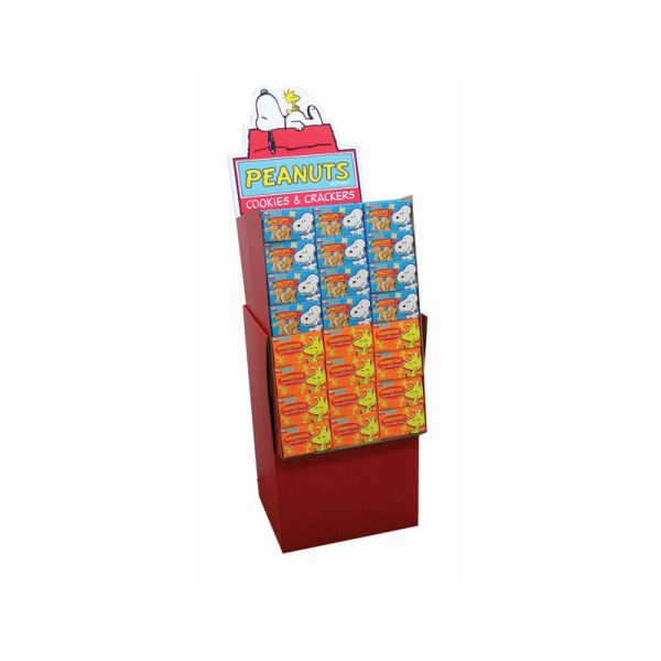 Retail Racks Custom Display Stand with Supermarket Gondola Design and Logo