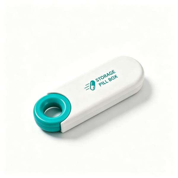 New Style Hot Selling Capsule Type Travel Pill Storage Box Flip Top case Pills Box Mini Plastic Box