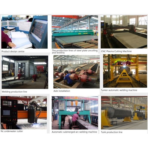 Стандарт 28T Двухскоростное посадочное колесо Сухое грузовое цементное танкерное транспортное полуприцеп