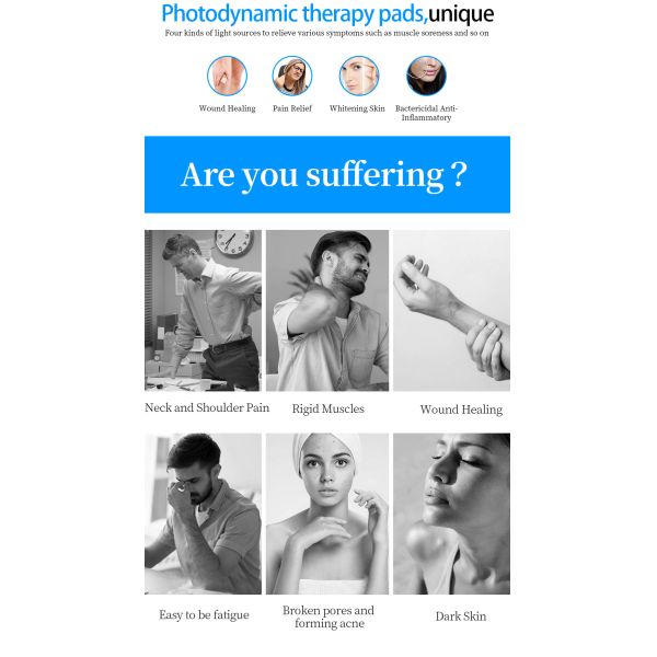 Терапия красного света машины терапией домашней пользы фотодинамическая прокладывает напряжение тока деятельности 12в