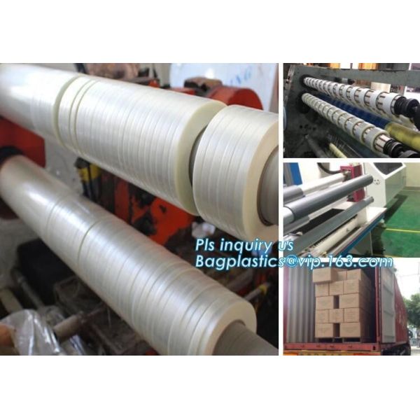 fiber reinforced filament tape,filament adhesive fibreglass mesh tape,Self Adhesive Bi-directional Filament Tape bagease