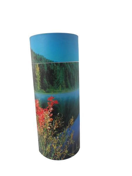 CMYK Printed C2S C1S Creative Round Kraft Paper Tube Packaging For Food