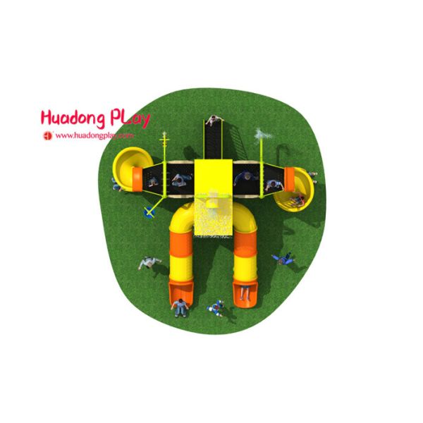 OEM Water Park Equipment 710*645*400cm , Water Slide Equipment 16 CBM