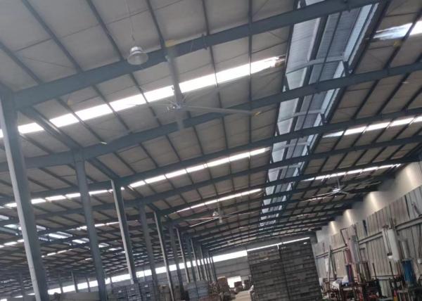 High Efficiency HVLS Industrial Fans For Church And Warehouse
