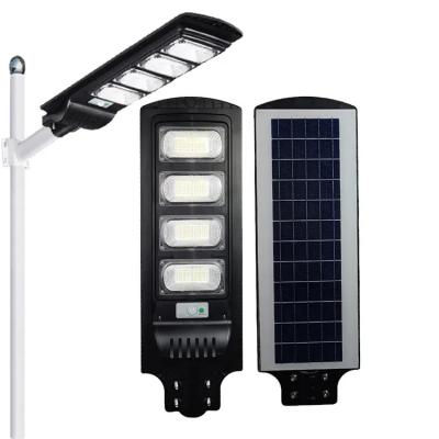 Lumière LED solaire à capteur de mouvement IP65 Lumière de rue solaire LED intégrée 60w