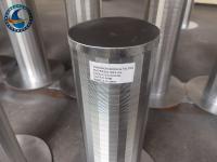 Ss304 Support Bar Sieve Drum 0.1mm Slot Wedge Wire Screen Pipe