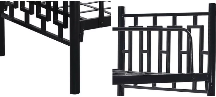 Ферзь над двойной Stackable рамкой двухъярусной кровати металла армии