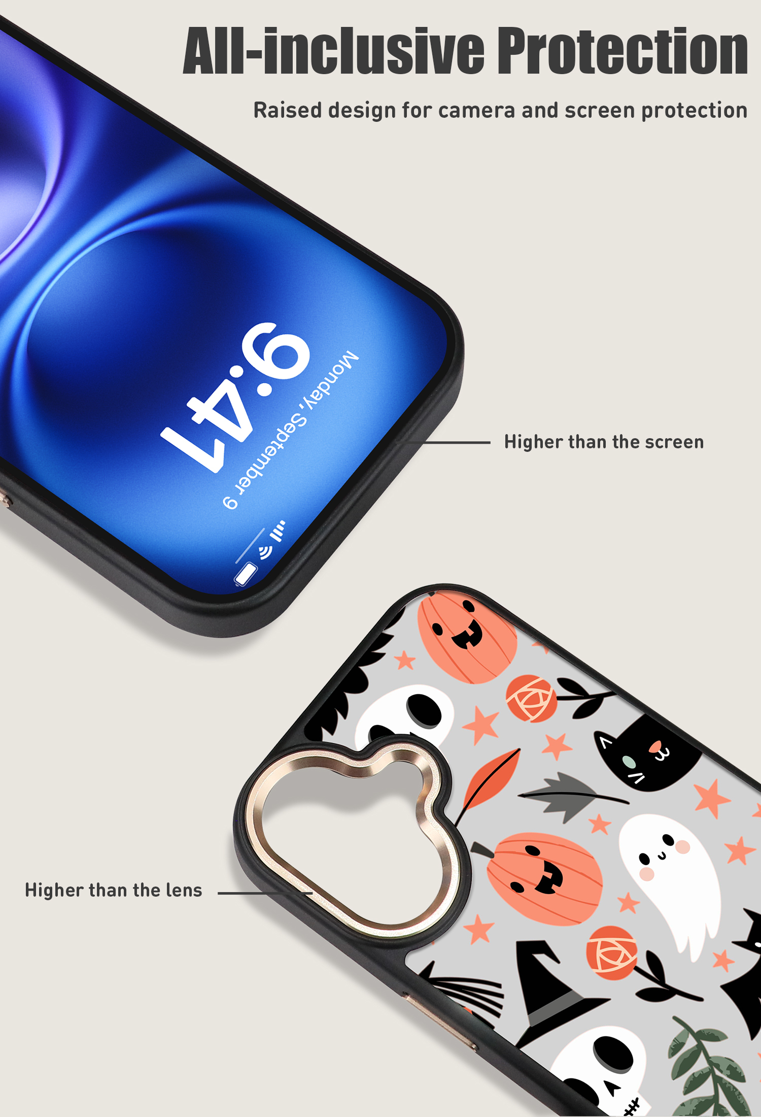 Custom 3M Shockproof Magnetic Mobile Phone Case With Blank UV Printing And Sublimation Plate for iPhone 17 Pro Max