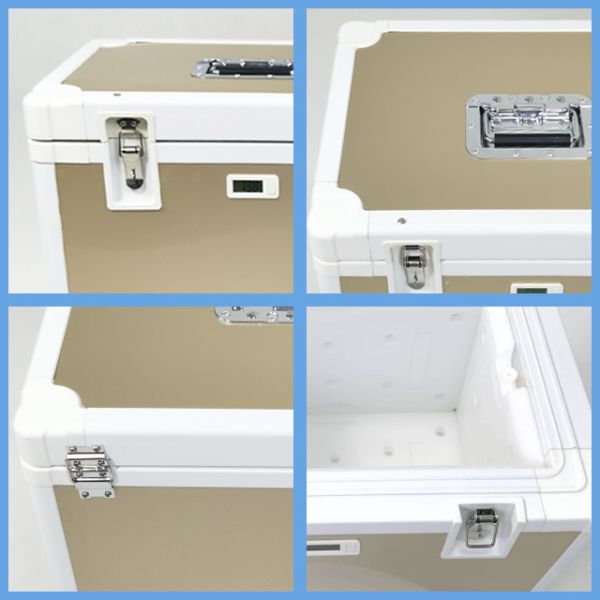 Customize Insulated Ice Cooler Boxes 30Liters Medical Vaccine Cooler VPU Box for 48hrs Transportation