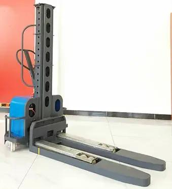 Lifting 1500mm Portable Stacker 500kg Lightweight Retractable Legs Electric Handling Forklift