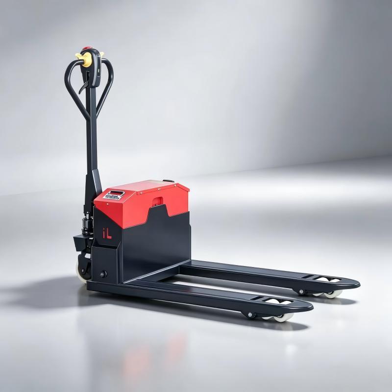 Compact Semi Electric Pallet Truck Warehouse Semi Electric Pallet Jack 1000w