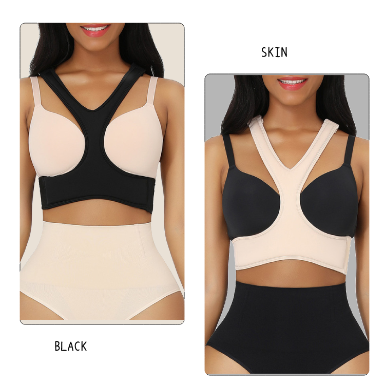 Брюшная подушка подтягивается HEXIN Женщины спальный бюстгальтер нижнее белье антиморщины бюстгальтер корсет формер
