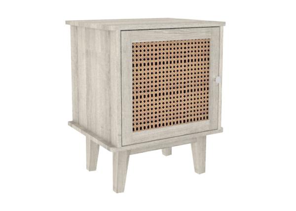 BSCI White Wood Nightstand