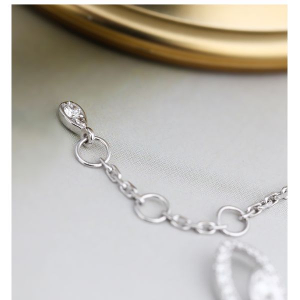 Подгонянные бабочки тройки браслетов 0.78ct диаманта золота OEM 18K