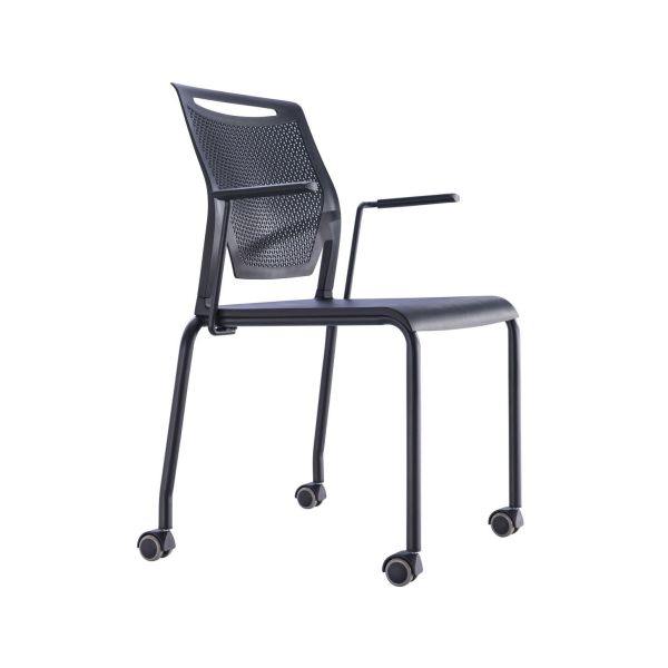Steel Stackable Meeting Chairs For Conference Hall Boardroom