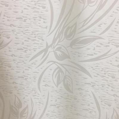 Tela reciclada dobrável de tricô do poliéster 70g/M2 com a cópia da flor branca