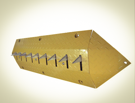 Manual One-Way Road Blocker Spike Tyre Killer with 3mm Thickness Cast Steel and 10cm Spike Height