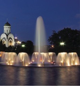 Stainless Steel Trumpet Water Fountain Nozzles For Ponds , Fountain Nozzle Heads