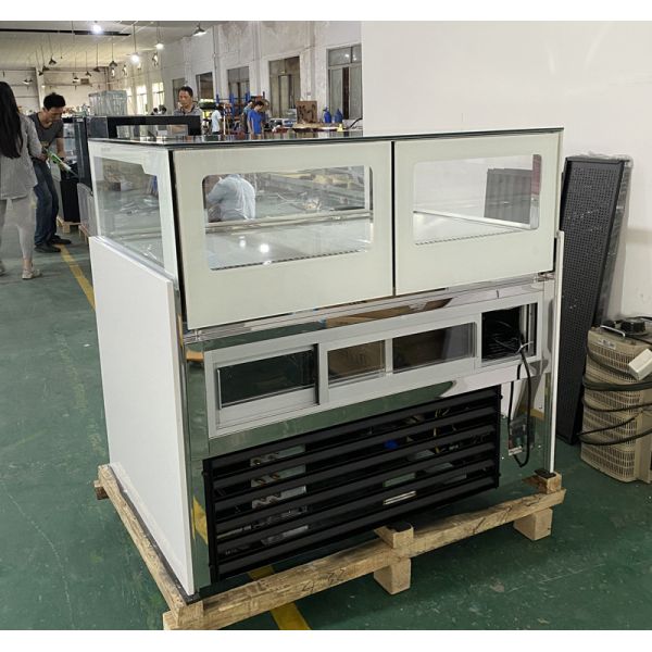 Commercial cake pastry display cabinet drawer fridge