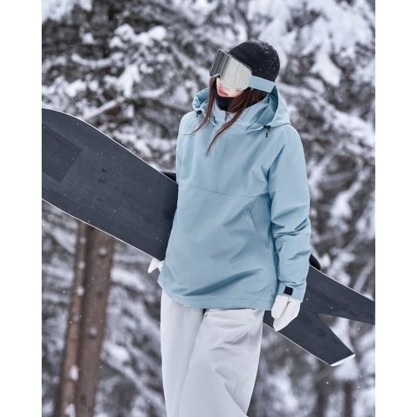 Custom OEM Couple 3L Waterproof Snowboard Ski Jacket Winter Warm Ski Sweatshirt