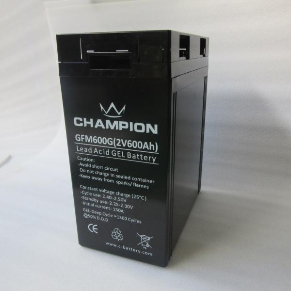 Low Self Discharge Rate 2V 600Ah OPzV Battery