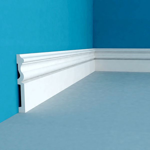 GD-85067 Lightweight PU Skirting Boards | Moisture-Proof Decorative Baseboard Mouldings for Villa & Hotel Projects