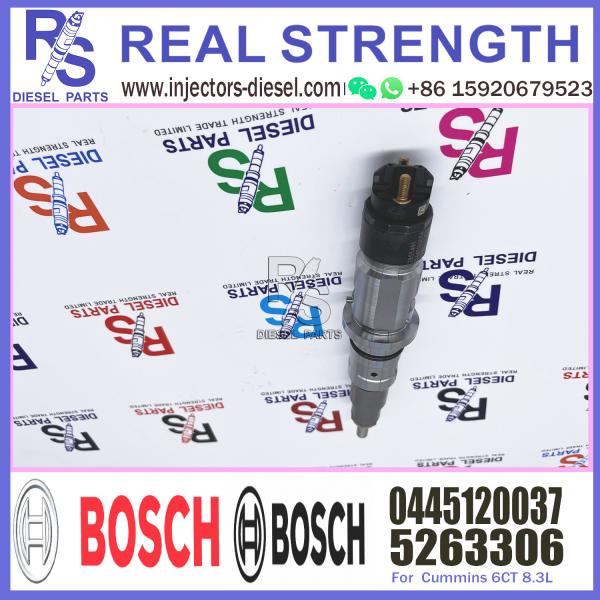 Machinery Diesel Engine Parts Common Rail Fuel Injector 5263306 3965750 4940171 0445120037 For Cummins 6CT 8.3L