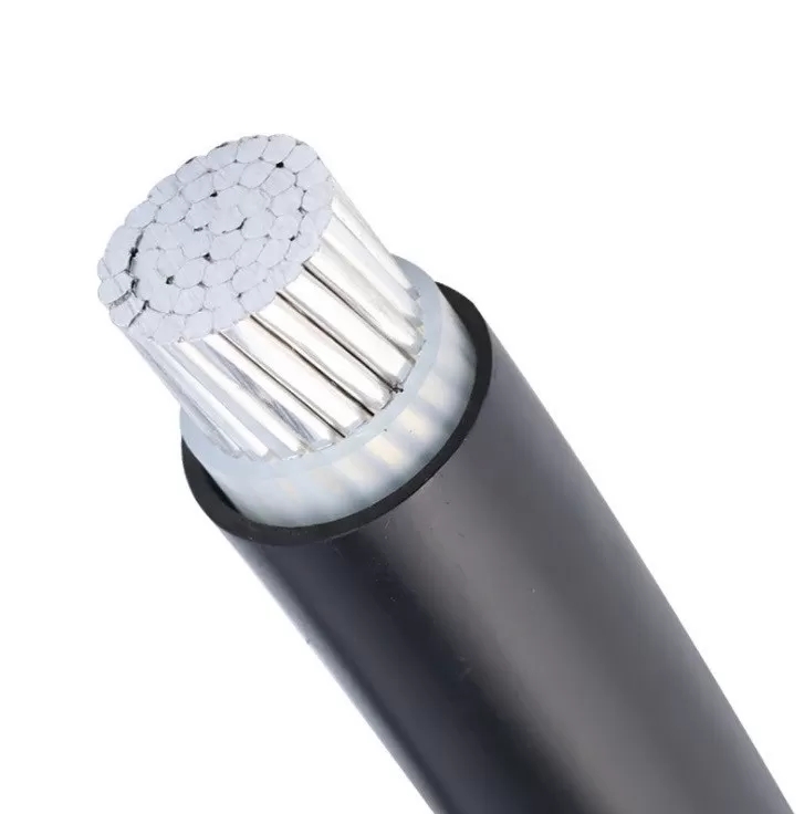 Single Core Aluminum Conductor XLPE Insulated PVC Jacket 1*240mm Low Voltage Power Cable Model AR2V IP65 Rated