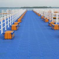 Pontoão flutuante removível e modular de baixa manutenção de plástico HDPE e espuma EPS