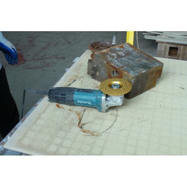 вакуум диска абразивного диска камня чашки диаманта 125mm 180mm 230mm паял